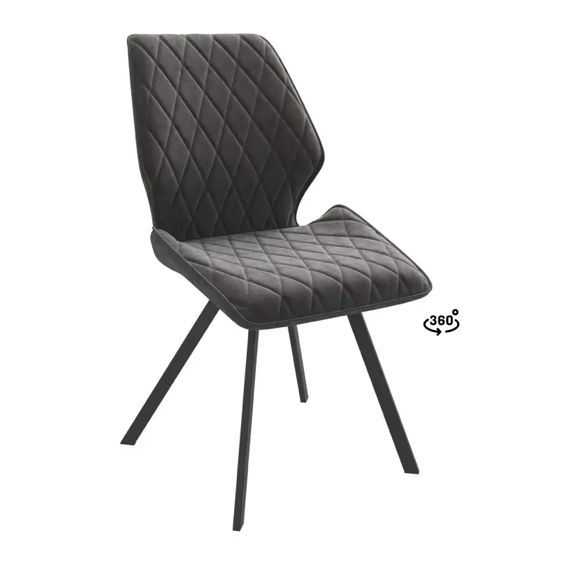 Стул Rafael M-R 360, b28 ANTRACITE LUX\черный фотография