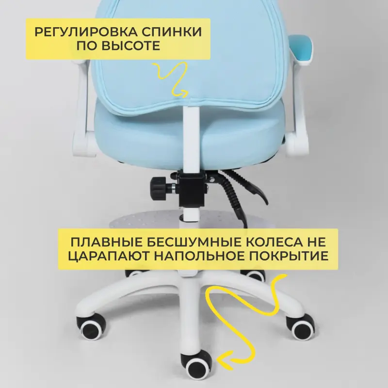 Кресло поворотное LOLU, ткань, (синий)_preview_9
