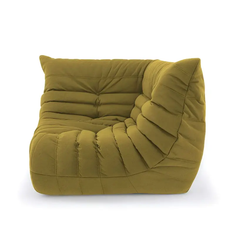 Бескаркасное кресло-угол Француз BeanBag 108*35 / микровелюр, Мимоза_preview_2