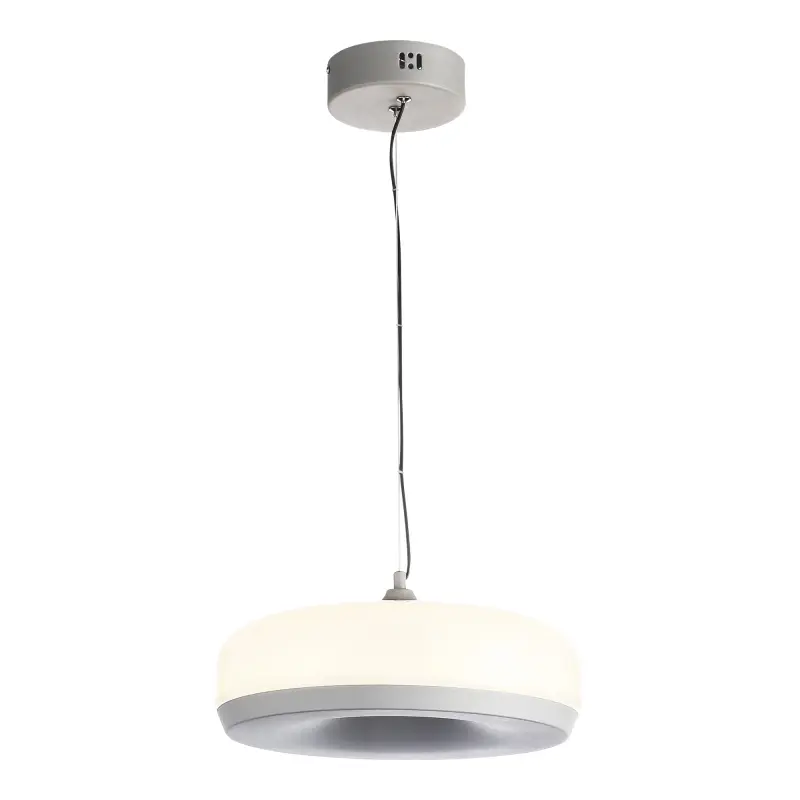 Светильник подвесной ST-Luce Серый/Молочный LED 1*42W 3000K RIPPLE фотография