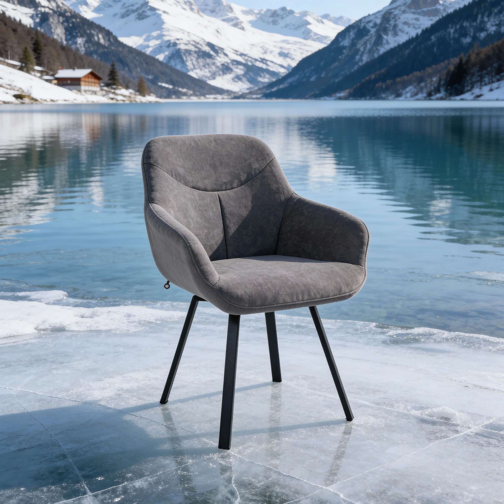 Стул ROMEO SMILE 360, b28 ANTRACITE LUX\черный_preview_2