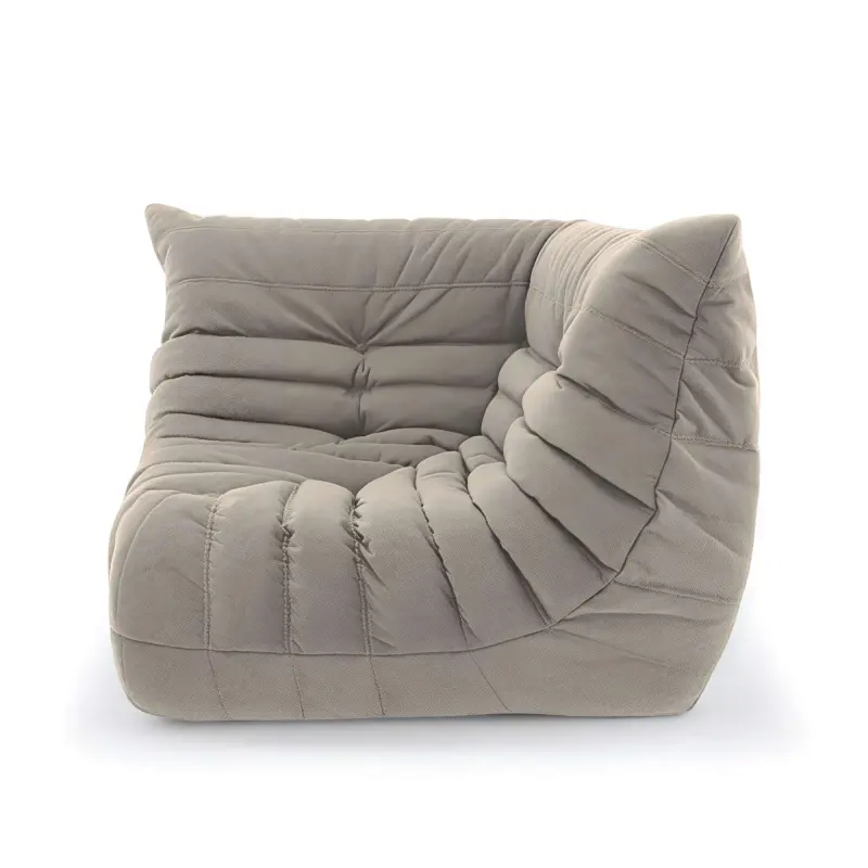 Бескаркасное кресло-угол Француз BeanBag 108*35 / микровелюр, Латте_preview_2