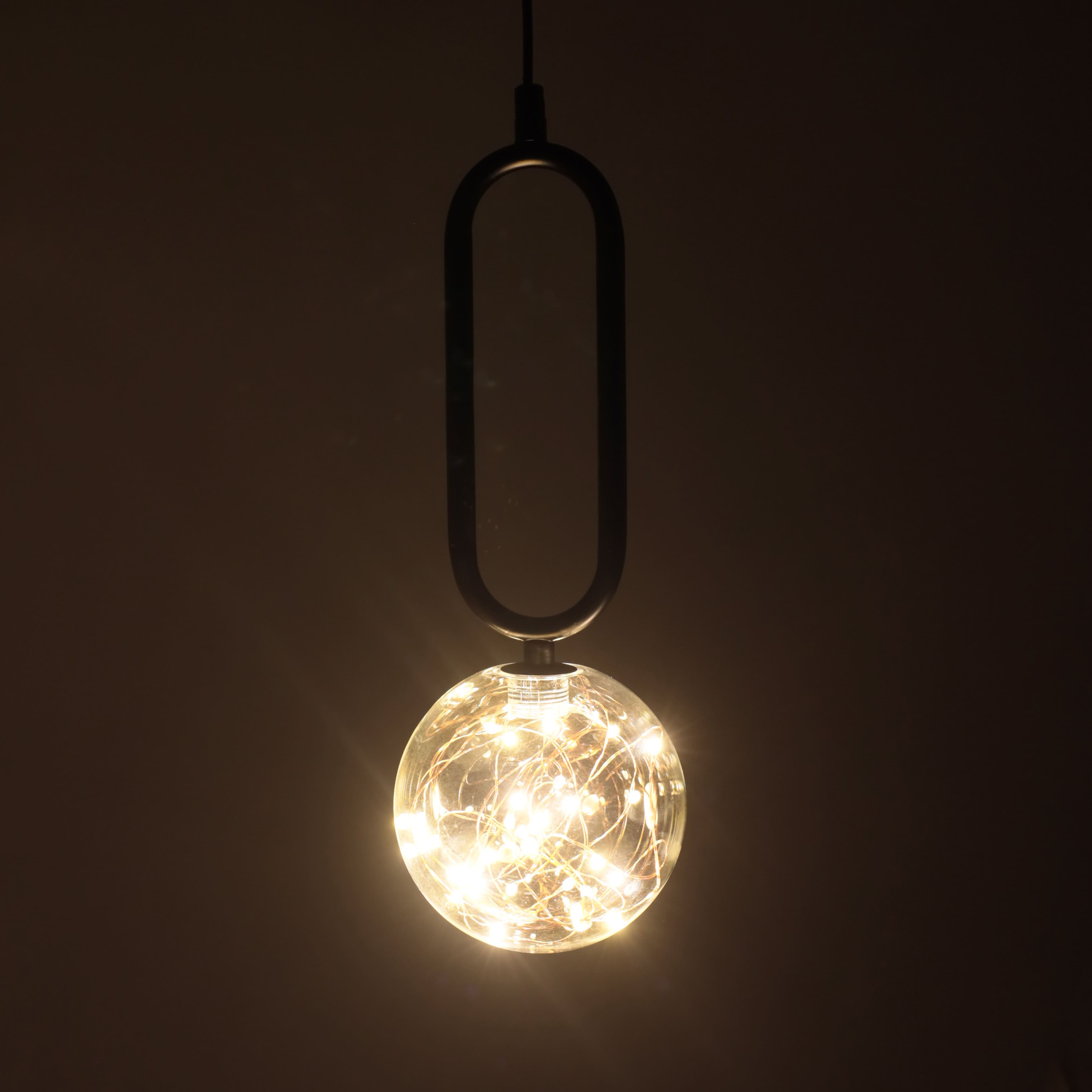 Светильник AMBER-O, потолочный, LED, черный_preview_4