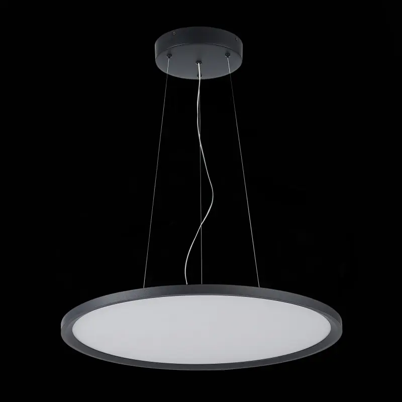 Светильник подвесной Черный LED 1*56W 4000K 5 040Lm Ra>80 120 IP20 D600xH36 185-265V Подвесные светильники_preview_4
