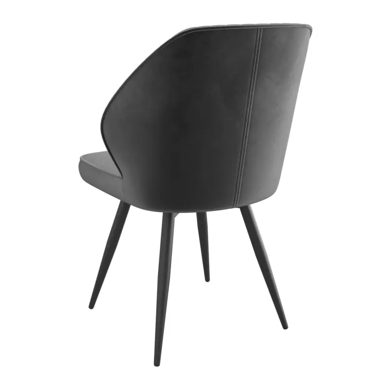Стул MICHAEL-R1 360, d10 HEMATITE LUX\черный_preview_2