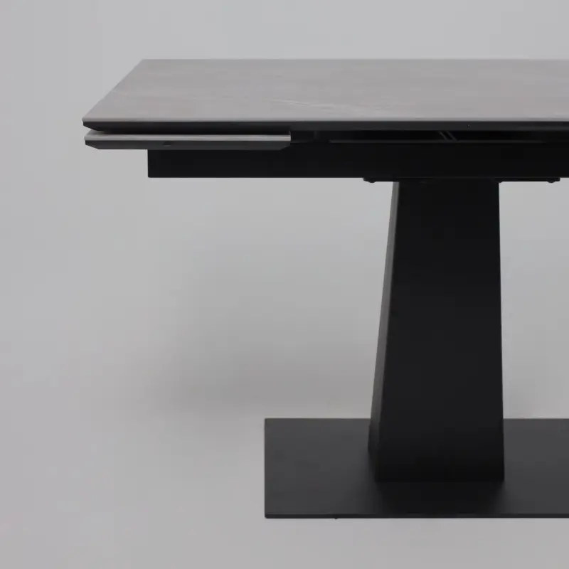 Стол AV 2119, МДФ+керамика, раздвижной 1200 (1800)*800 серый, матовый LARKA GREY/черный_preview_11
