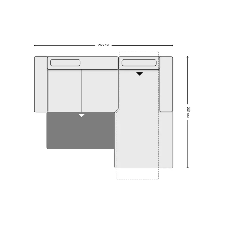 Диван OXFORT KSVL 2,5AL - KS CanMoR фотография