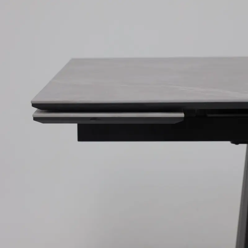 Стол AV 2119, МДФ+керамика, раздвижной 1200 (1800)*800 серый, матовый LARKA GREY/черный_preview_12