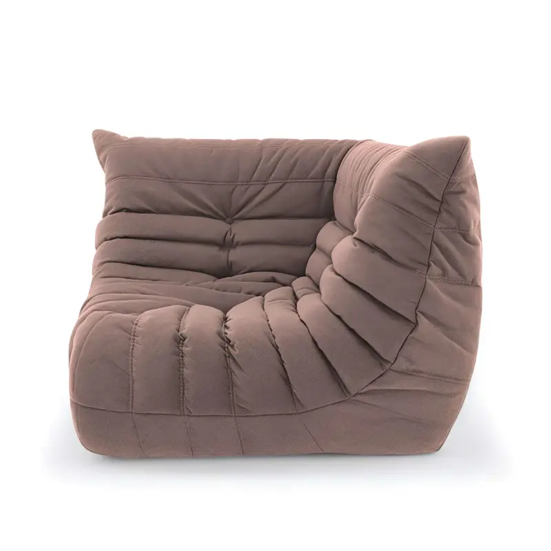 Бескаркасное кресло-угол Француз BeanBag 108*35 / микровелюр, Фламинго_preview_2