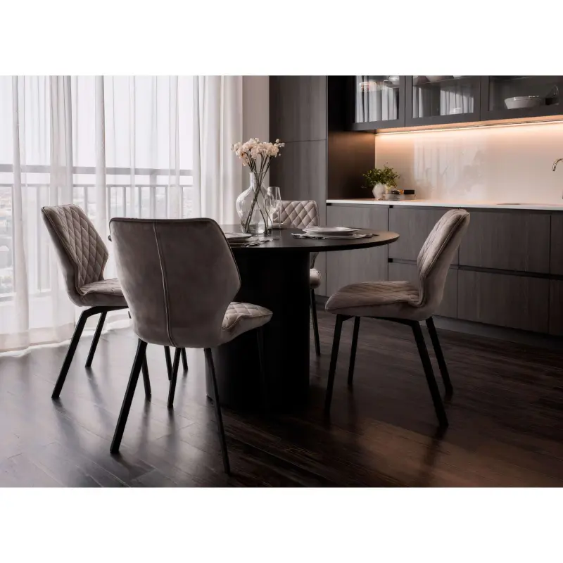 Стул Rafael M, b22 GREY LUX\черный_preview_3