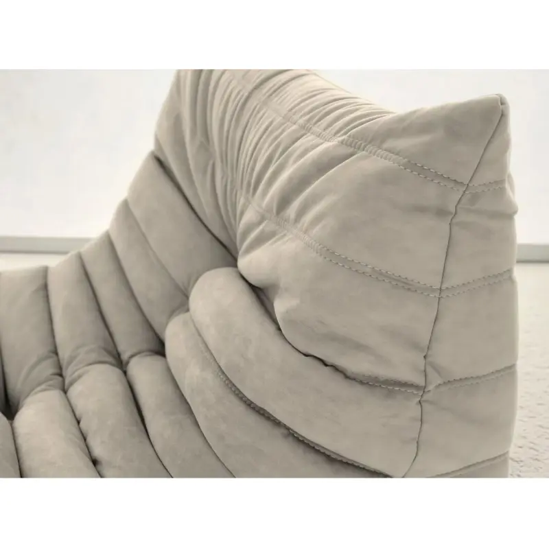 Бескаркасное кресло-шезлонг Француз BeanBag 90*35 / микровелюр, Латте_preview_3