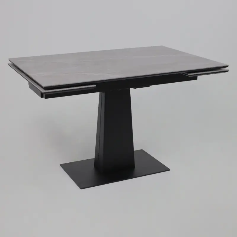 Стол AV 2119, МДФ+керамика, раздвижной 1200 (1800)*800 серый, матовый LARKA GREY/черный_preview_7