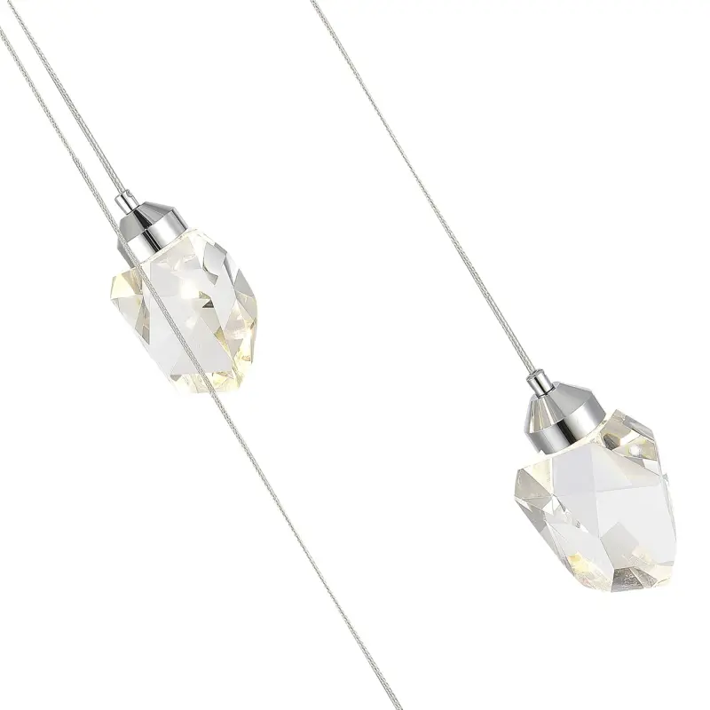 Светильник подвесной ST-Luce Хром/Прозрачный LED 6*3W 3000K CASCATO_preview_3