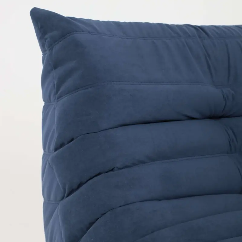 Бескаркасное кресло Француз SLIM BeanBag 70*35 / микровелюр, Джинс_preview_11