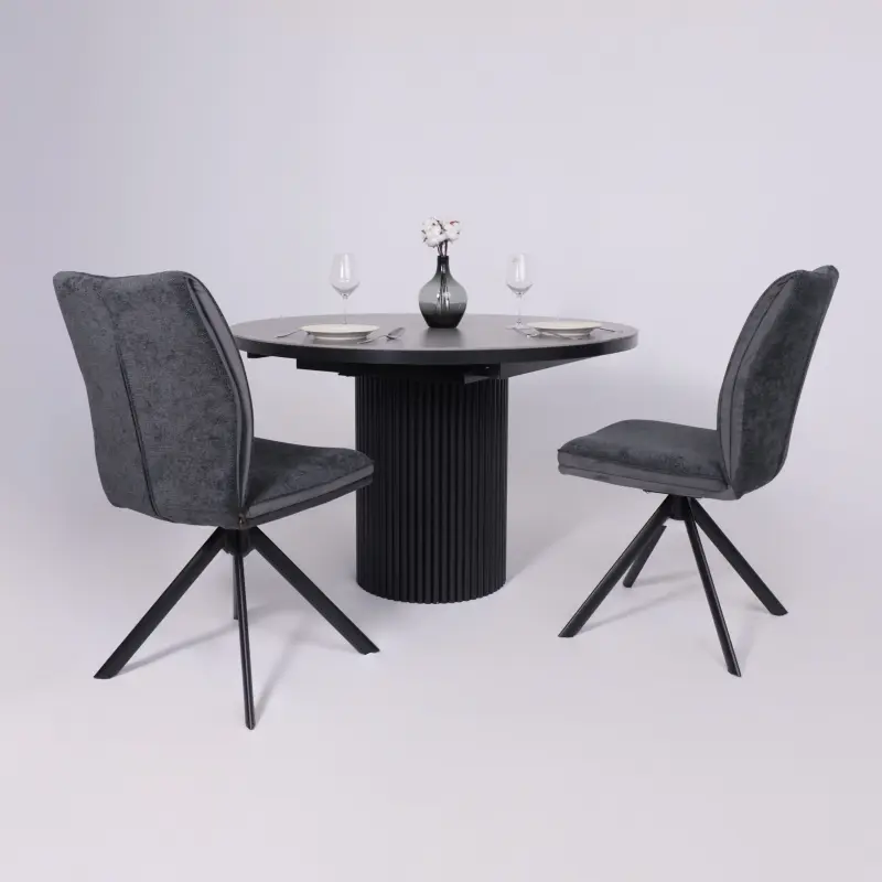 Стул SMART-R 360, g25 ANTRACITE шенилл LUX - d10 HEMATITE LUX\черный_preview_4