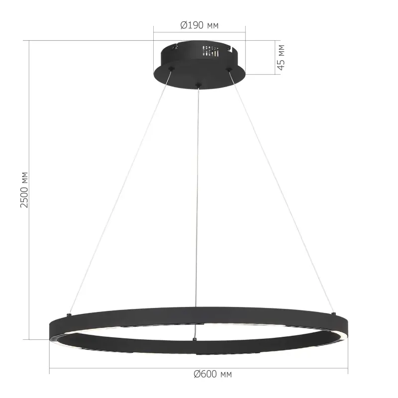 Светильник подвесной ST-Luce черный/черный LED 1*32W 4000K PARILLA_preview_5